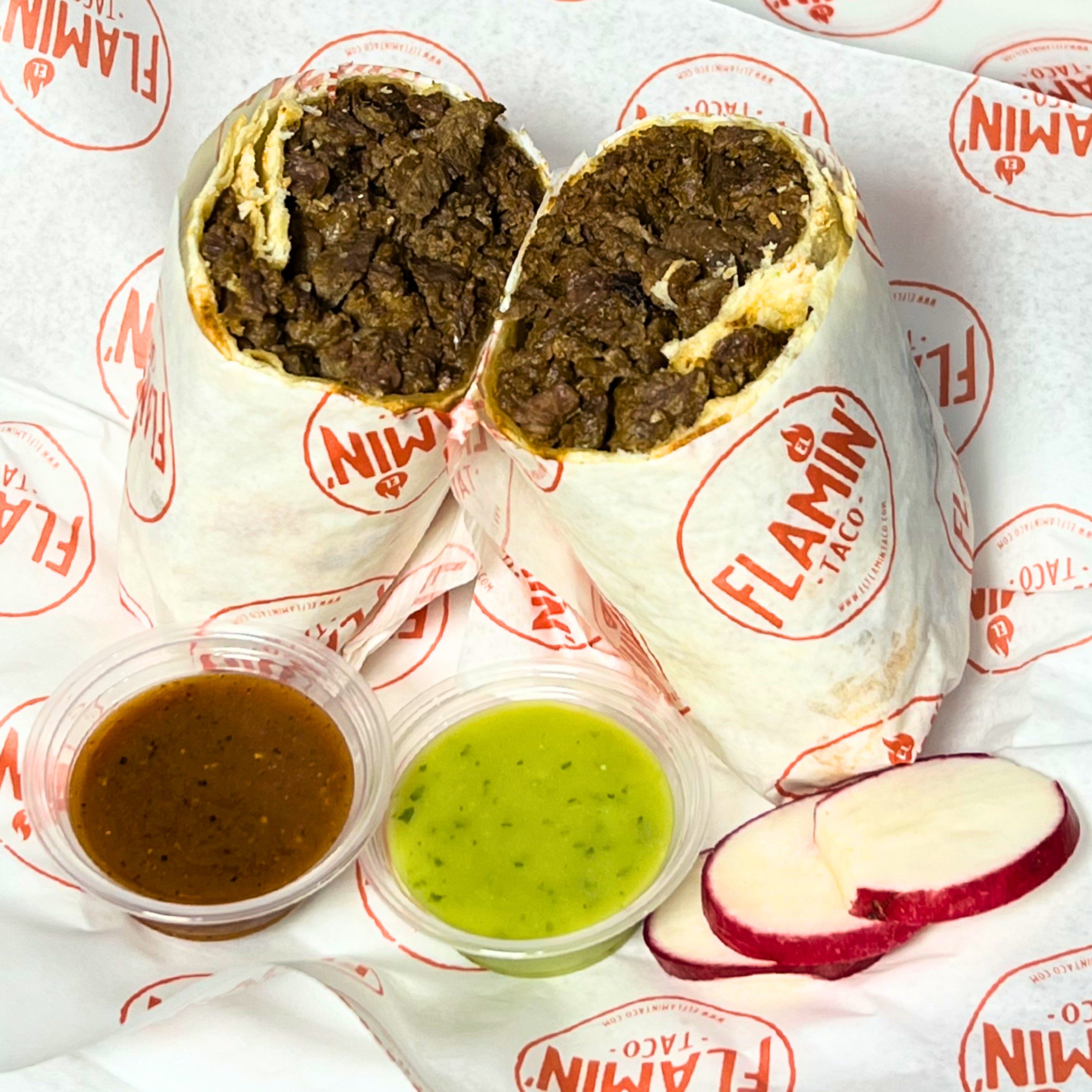 Burrito -Meat only.
